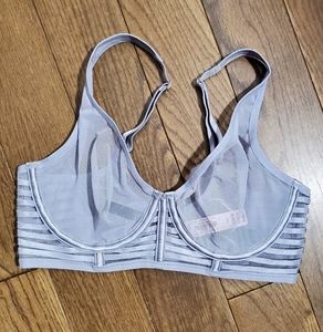 NWT Victoria's Secret Unlined Plunge Mesh Bra, Lilac, 32D